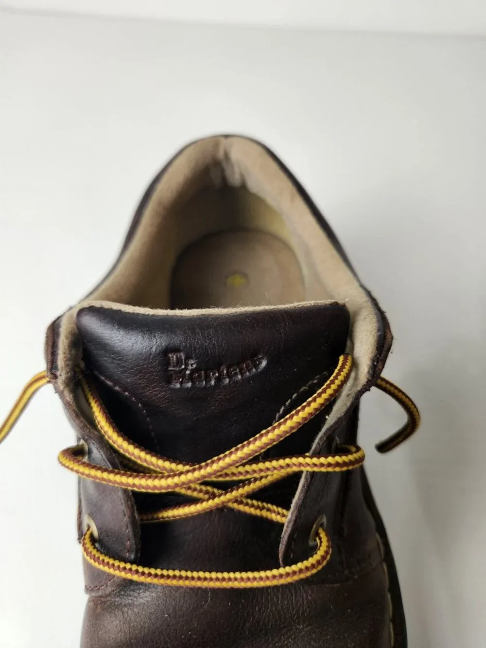 Dr Martens Shoes Mens 11 Brown Oxford Leather Three Eyelet 11194 AW004